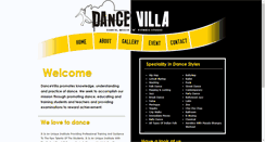 Desktop Screenshot of dancevilla.in